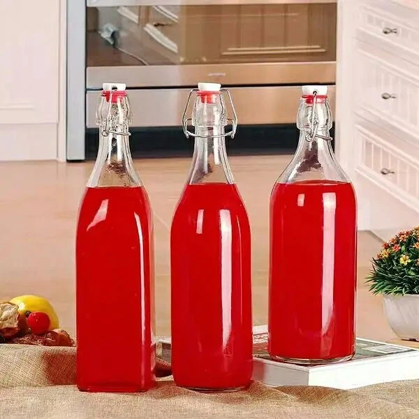 250ml round glass wine bottle