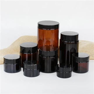 कॉस्मेटिक बोतलें और जार